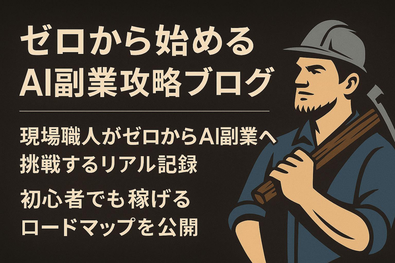 ゼロから始めるAI副業攻略ブログ